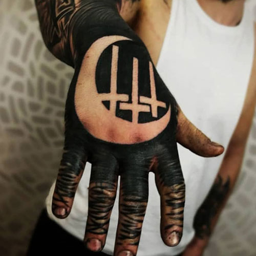Cool Top of Hand Tattoos
