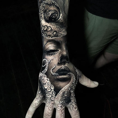 Badass Hand Tattoo Designs For Guys