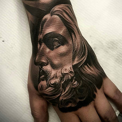 Religious Christian Hand Tattoos