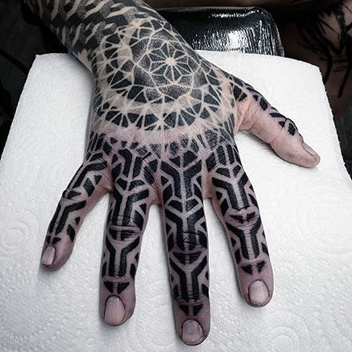 Cool Tribal Hand Tattoo Ideas