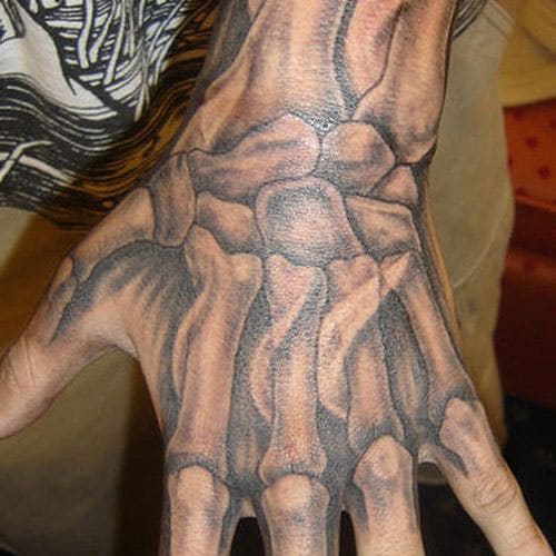 Hand Tattoo - Skeleton