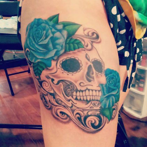 Women's Thigh Tattoo Ideas