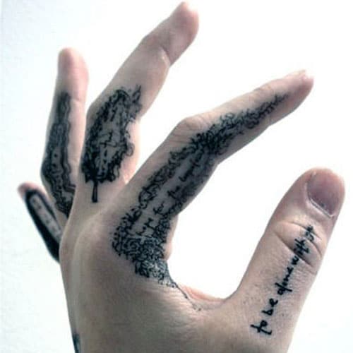 Finger Tattoos For Men