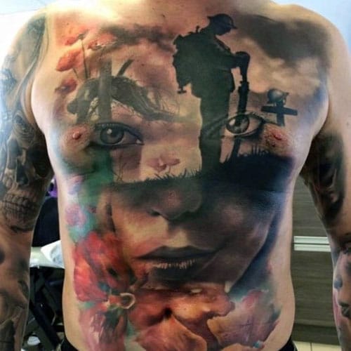 Full Torso Tattoos For Men