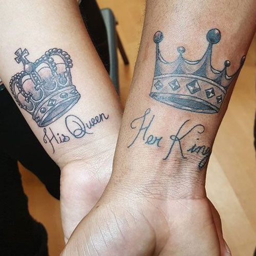 Crown Wrist Tattoo