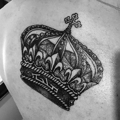 Crown Back Tattoo