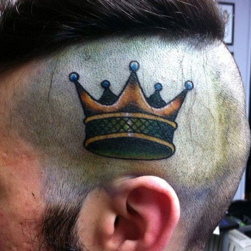 Male Crown Tattoos