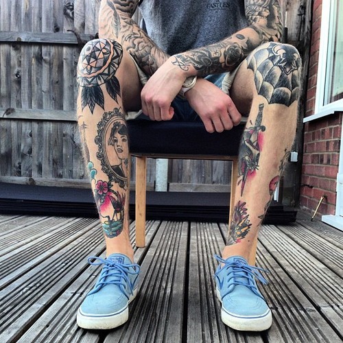 Lower Leg Tattoo