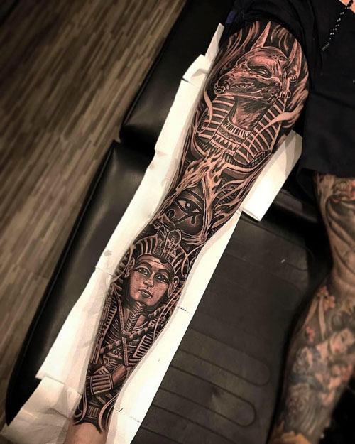 Cool Leg Sleeve Tattoo Ideas