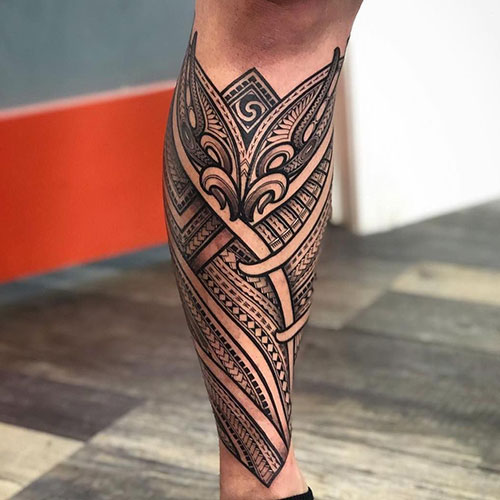 Tribal Leg Tattoos For Men