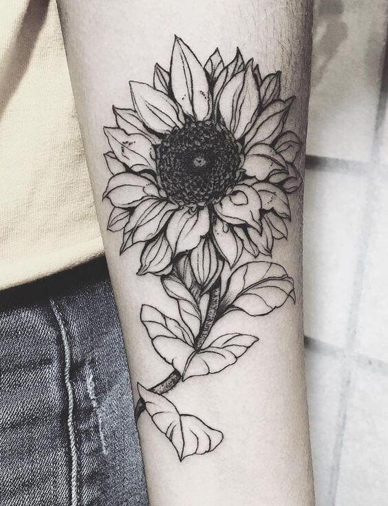 sunflower-tattoos-27