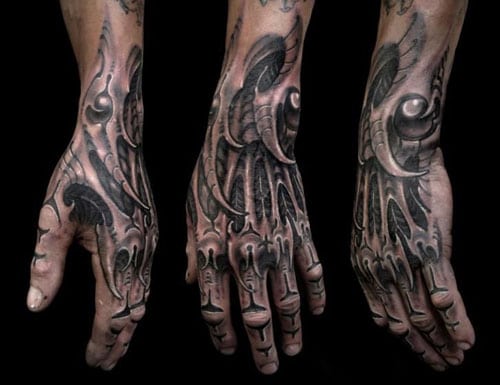 Bionic Arm Tattoo