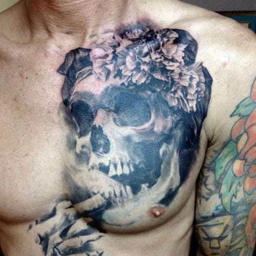 Skull Chest Tattoos