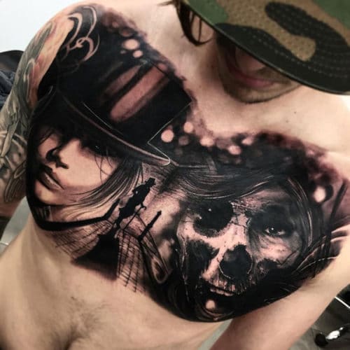 Awesome Chest Tattoo