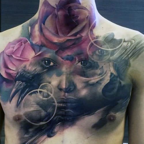 Badass Chest Tattoo