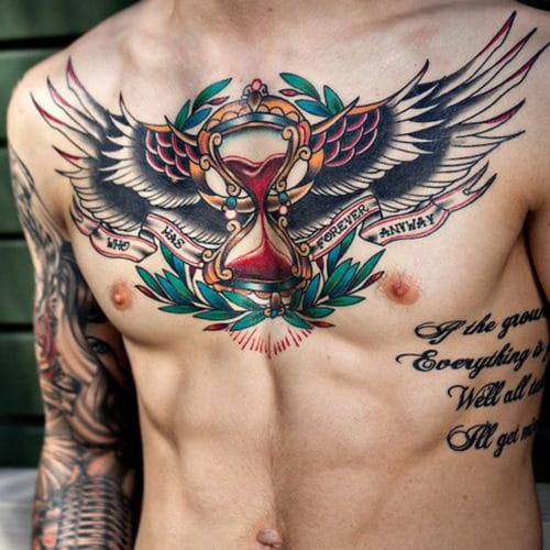 Upper Chest Tattoo