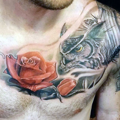 Upper Chest Tattoo