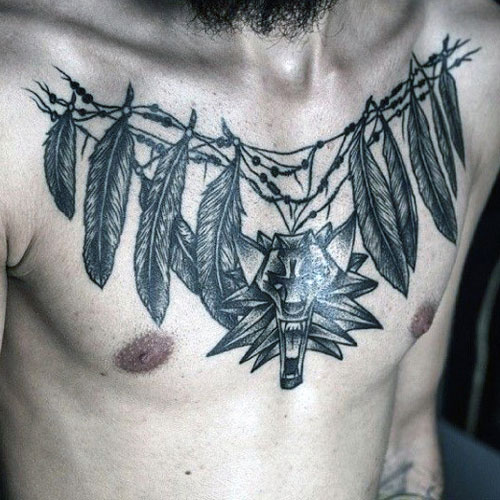 Chest Plate Tattoo