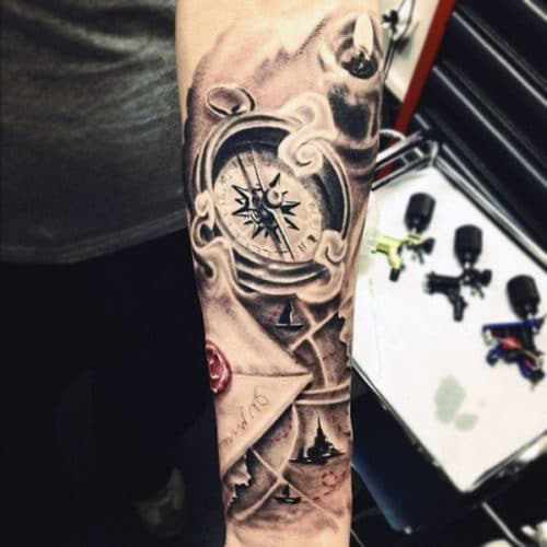 Manly Male Forearm Tattoos
