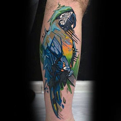 Parrot Tattoos For Men