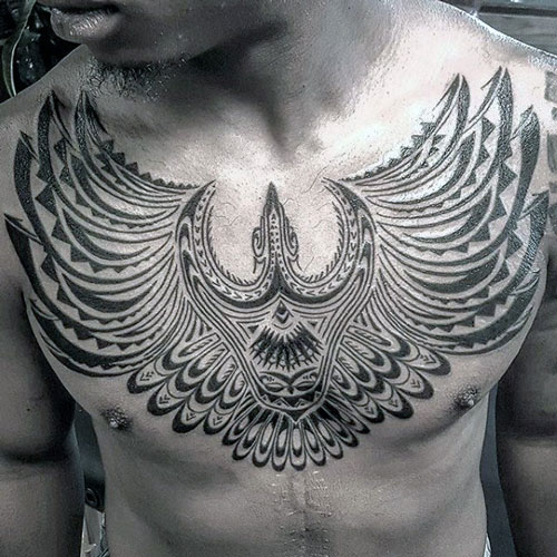 Tribal Bird Tattoo