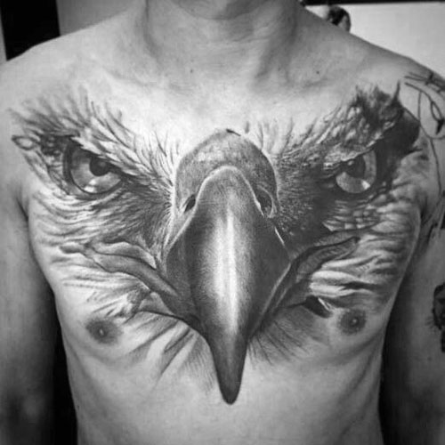3D Eagle Tattoo for Men