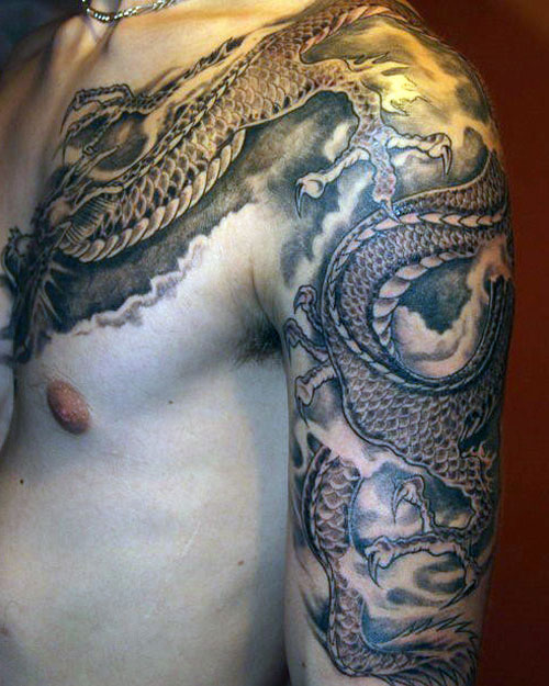 Dragon Shoulder Tattoo