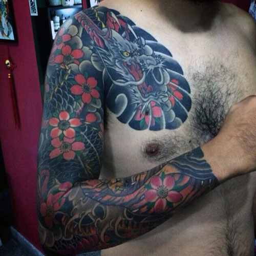 Dragon Sleeve Tattoo