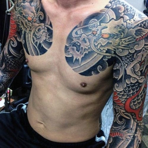 Chinese Dragon Tattoos For Guys
