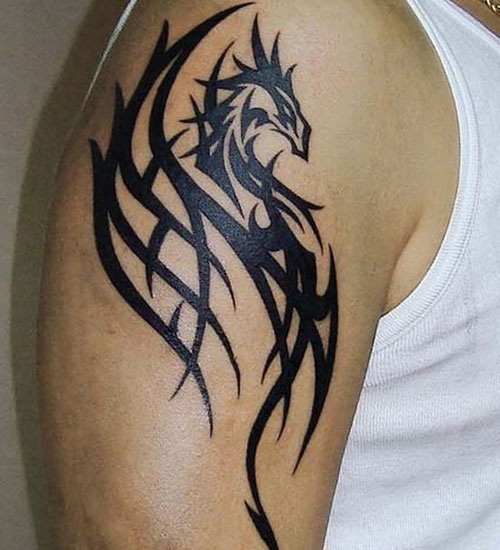 Simple Dragon Tattoo