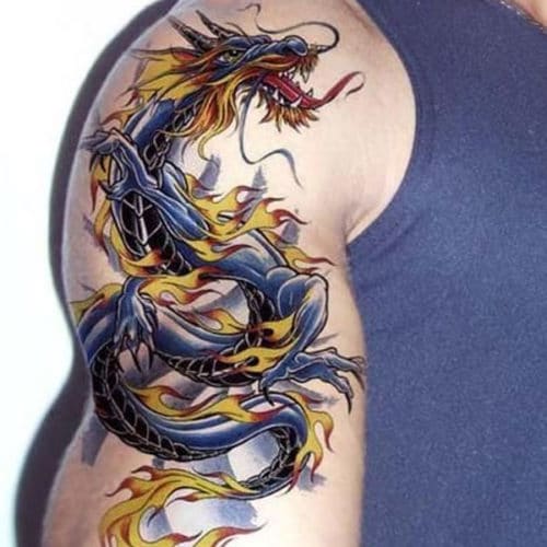 Cool Dragon Tattoo Drawings For Guys