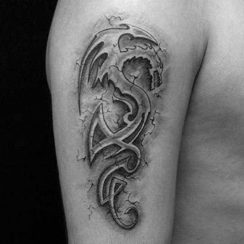 Tribal Dragon Tattoo Designs