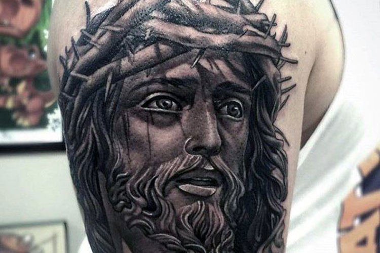 3D Jesus Tattoo