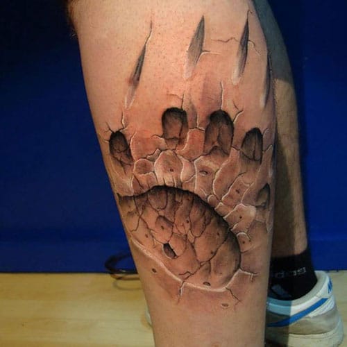 3D Leg Tattoos