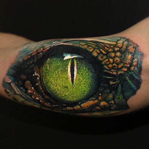 3D Arm Tattoos - Eye on Bicep