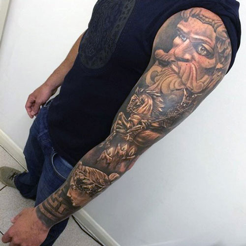3D Sleeve Tattoos For Men