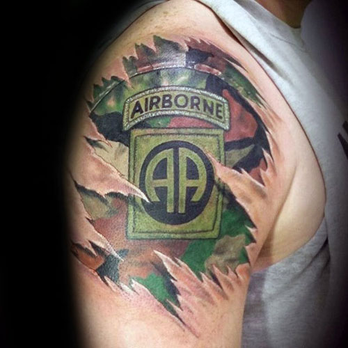 Badass 3D Military Tattoos