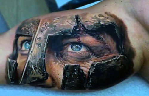 Realistic 3D Tattoos on Arm