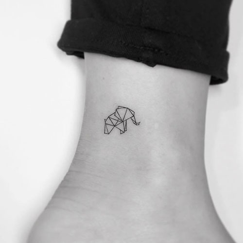 Small Elephant Tattoo