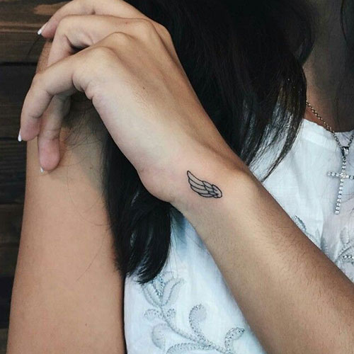 Small Simple Angel Tattoo Designs