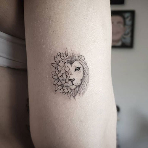 Small Lion Tattoo