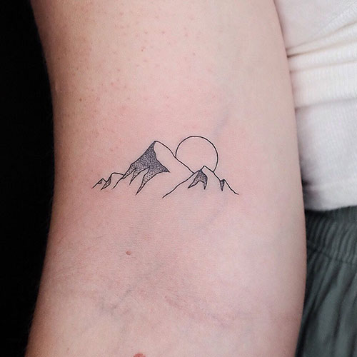 Small Mountain Tattoo