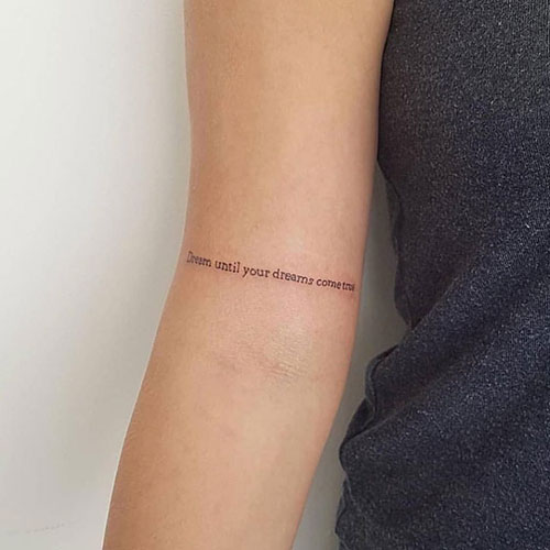 Small Quote Tattoos