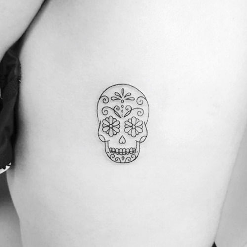 Small Sugar Skull Tattoos