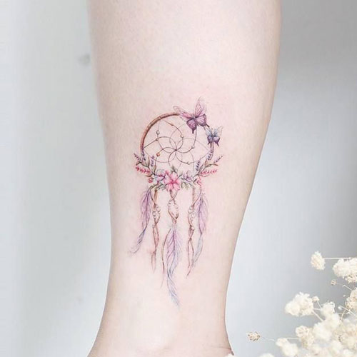 Small Dreamcatcher Tattoos