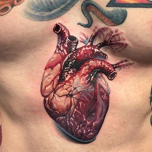 Human Heart Tattoo Ideas