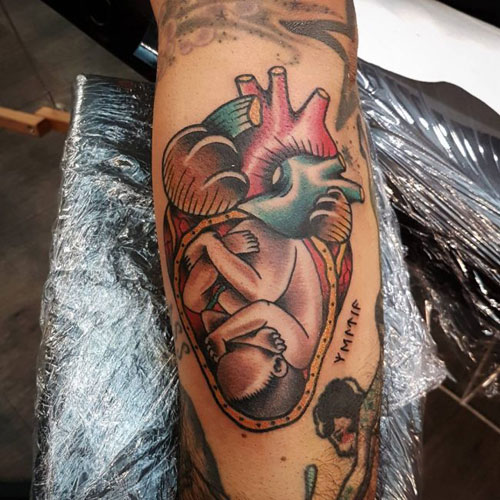 Awesome 3D Heart Tattoo Designs