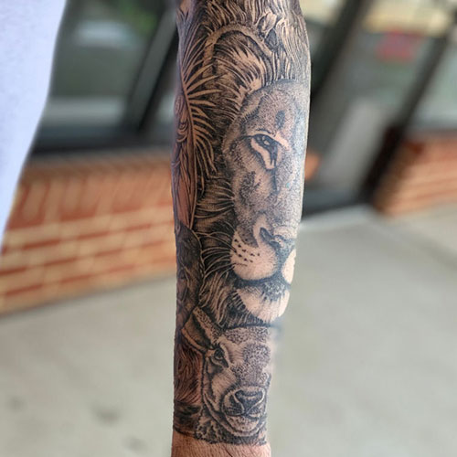 Best Lion and Lamb Tattoos For Men