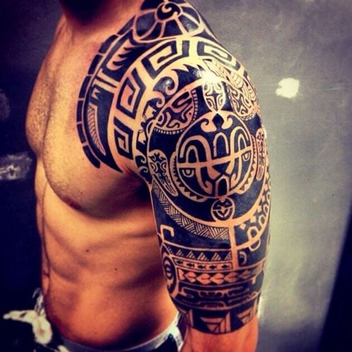 Tribal Sleeve Tattoo For Men