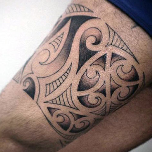 Thigh Band Tattoo